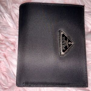 Prada Nylon Black Card Holder / Wallet
